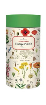 Wild Flowers Puzzle-1000pc<br>Cavallini Papers Co.